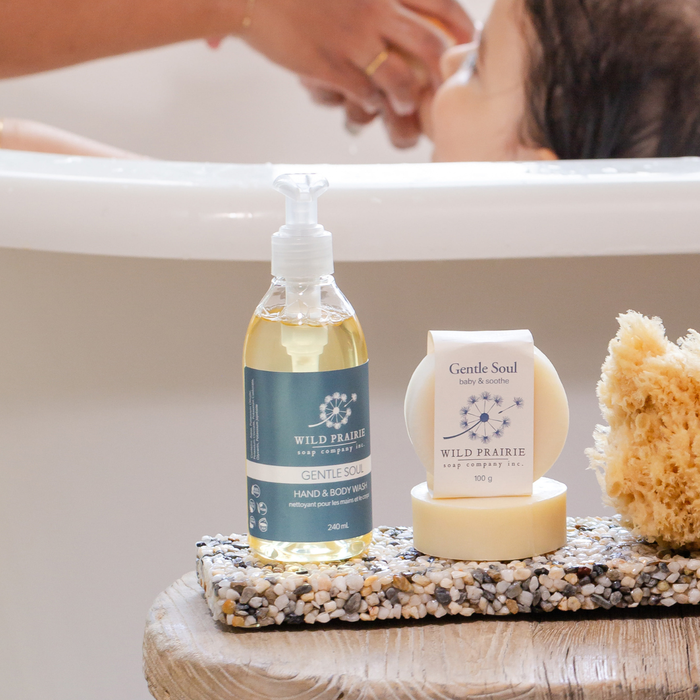 Natural cold process soap bars made with olive oil for sensitive skin