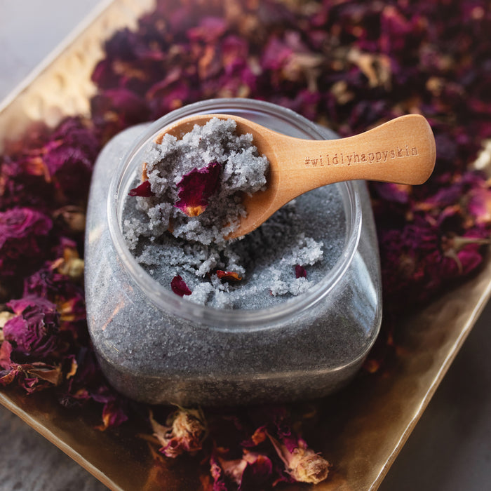 Charcoal Rosa Cocoa Butter Scrub