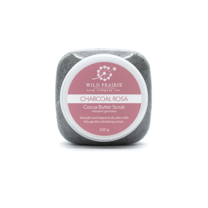 Charcoal Rosa Cocoa Butter Scrub