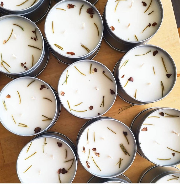 Winter Birch Soy Candle x Wick'd Petals (Limited Edition)